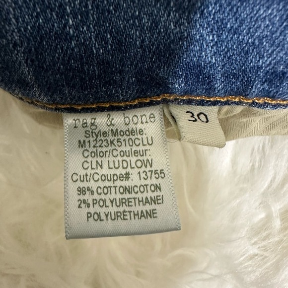 Rag & Bone Distressed Fit 2 Standard Issue Jeans - Picture 8 of 8